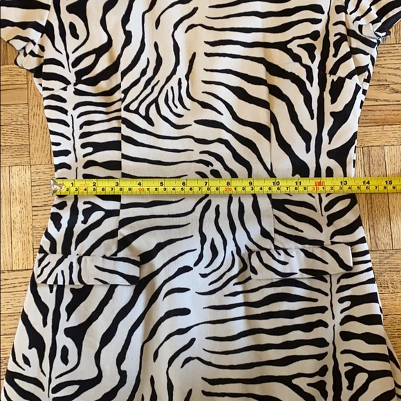 Zebra mini-dress! 🦓 animal print faux suede dress - Picture 9 of 11